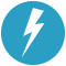 Icon of lightning bolt